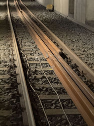 Arbeiten im Bielefelder StadtBahn-Tunnel