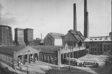 Wagenhallen um 1912/13