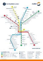 StadtBahn-Netz in Bielefeld | Stand: Oktober 2022
