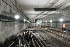 Arbeiten im Bielefelder StadtBahn-Tunnel