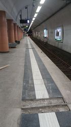 Arbeiten im Bielefelder StadtBahn-Tunnel