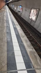 Arbeiten im Bielefelder StadtBahn-Tunnel