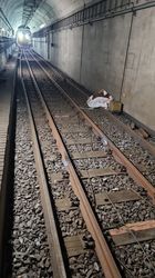 Arbeiten im Bielefelder StadtBahn-Tunnel