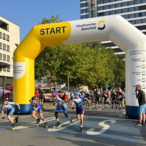 run & roll city: der Lauf rund um den Kesselbrink