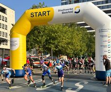 run & roll city: der Lauf rund um den Kesselbrink