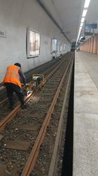 Arbeiten im Bielefelder StadtBahn-Tunnel