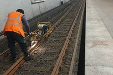 Arbeiten im Bielefelder StadtBahn-Tunnel