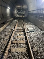 Arbeiten im Bielefelder StadtBahn-Tunnel