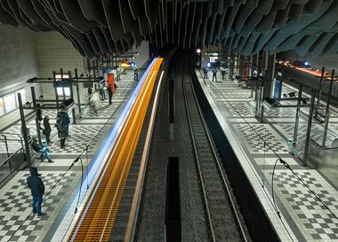 StadtBahn-Haltestelle Hauptbahnhof StadtBahn-Haltestelle Hauptbahnhof | Michael Hoepping