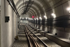 Arbeiten im Bielefelder StadtBahn-Tunnel