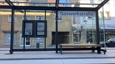Der neue Hochbahnsteig Gaswerkstraße