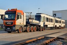 Die Reise des Vamos startete beim Hersteller Heiterblick in Leipzig. | Foto: Universal Transport, Frank Horstmöller Die Reise des Vamos startete beim Hersteller Heiterblick in Leipzig.