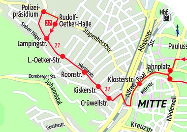 Bus-Linie 27: neuer Linienverlauf im Westen ab 12.8.