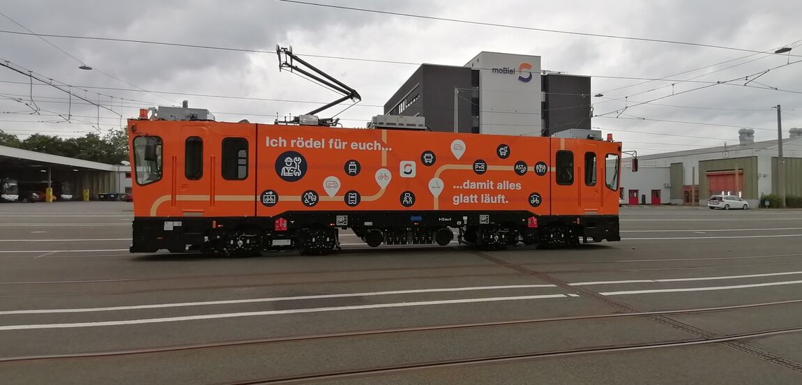 Schienenschleifwagen