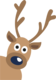 Illustration eines Rentiers
