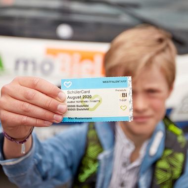 Ab August gilt in Bielefeld die SchülerCard Ab August gilt in Bielefeld die SchülerCard