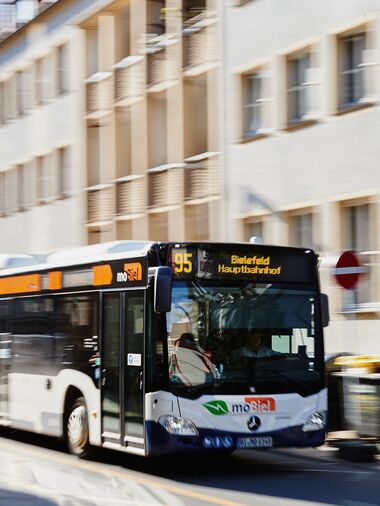 Hybridbus in Bielefeld