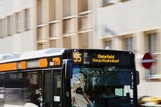 Hybridbus in Bielefeld Hybridbus in Bielefeld