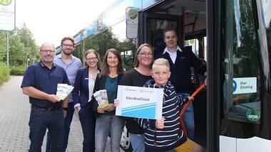 Mit dem kostenlosen ElternKindTicket den Schulweg trainieren