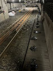 Arbeiten im Bielefelder StadtBahn-Tunnel