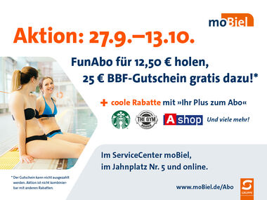 FunAbo-Aktion Herbst 2018: 25€-Gutschein gratis dazu!