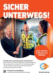 Plakat zur Sicherheitsf&uuml;hrung: Jetzt anmelden zur Sicherheitsf&uuml;hrung in Bielefeld