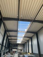 Der Innenausbau der Vamos-Halle.