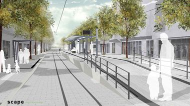 Visualisierung Hauptstraße Visualisierung Hauptstraße