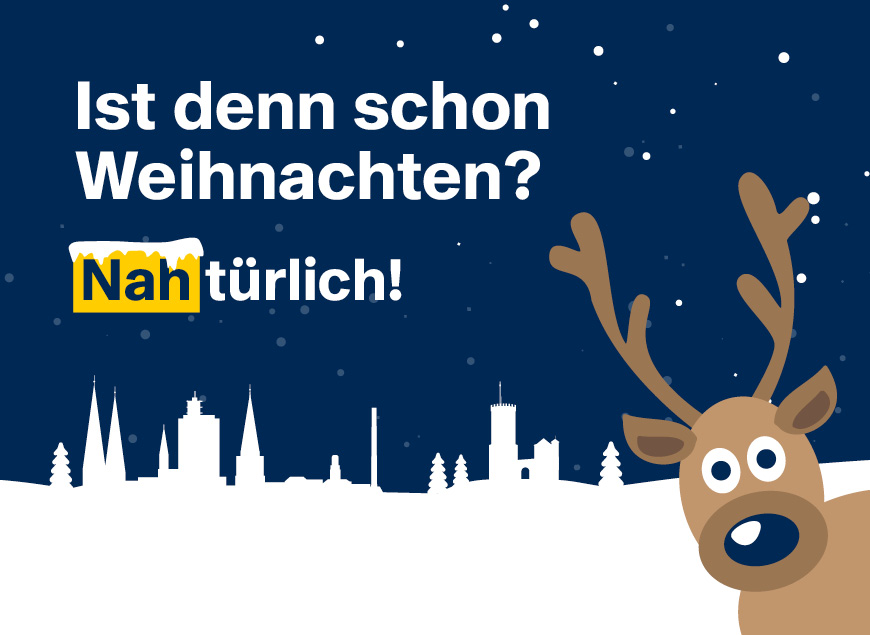 Ist denn schon Weihnachten? Nahtürlich! Mit dem Stadtwerke Club.