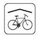 Icon überdachte Fahrradständer